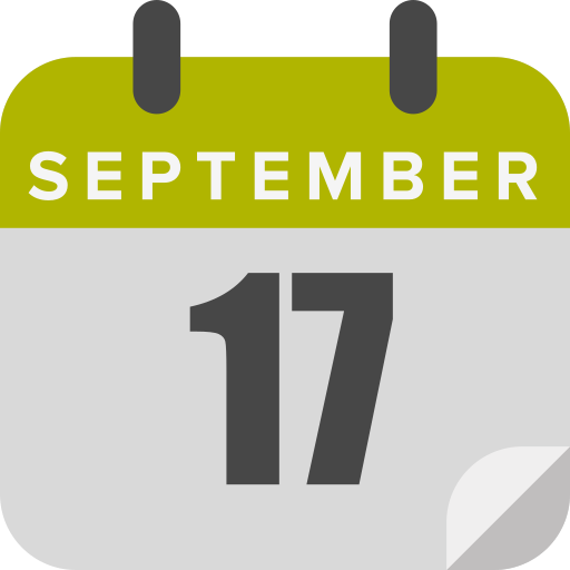 septiembre icono gratis