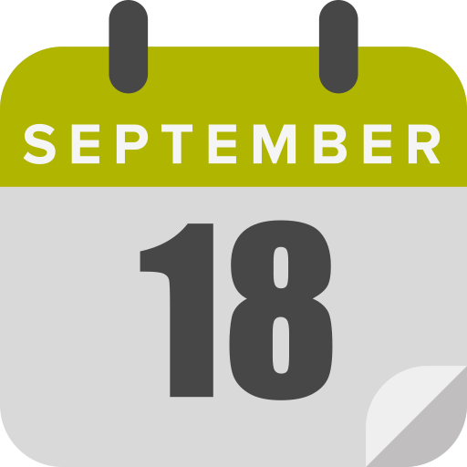 septiembre icono gratis