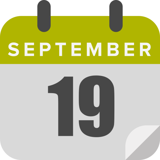 septiembre icono gratis