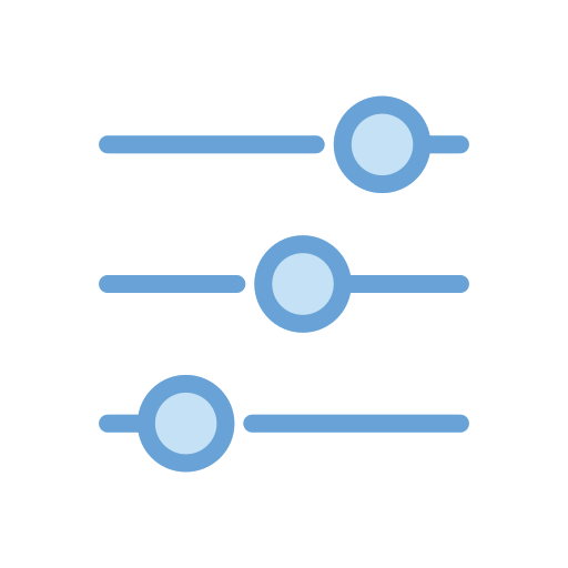 ajustamiento icono gratis