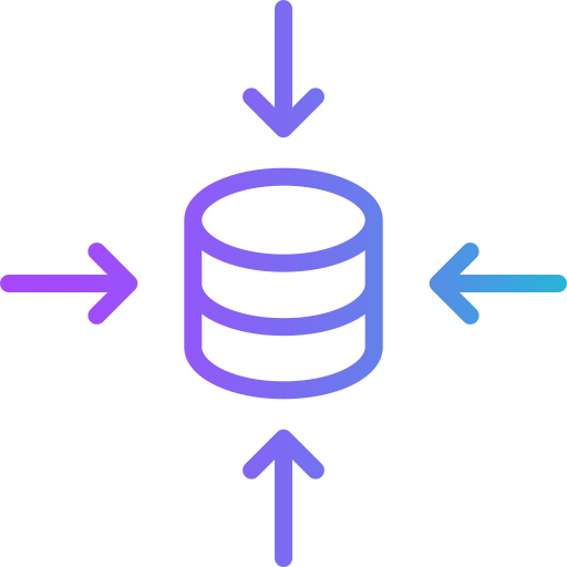 base de datos centralizada icono gratis