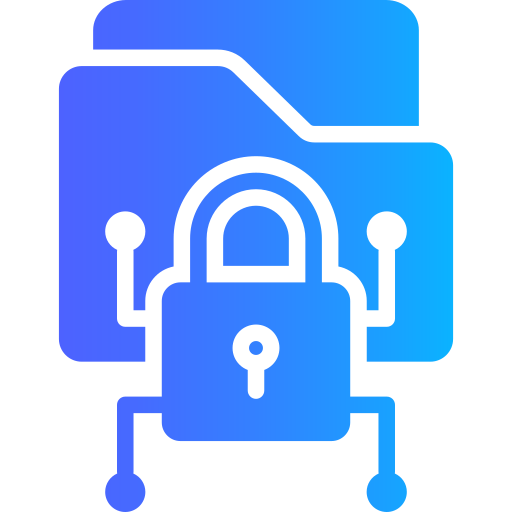 cifrado de datos icono gratis