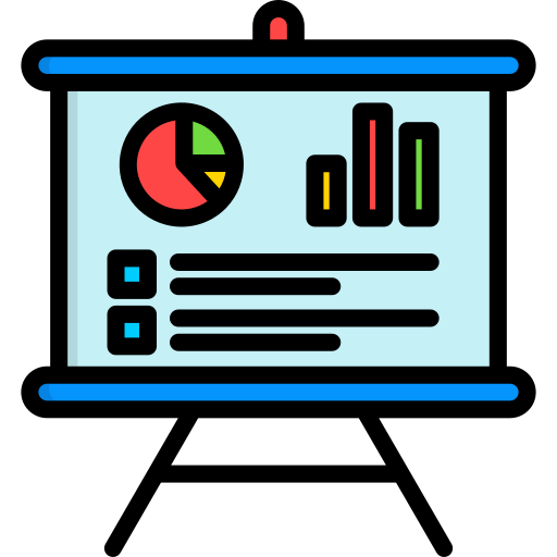 visualización de datos icono gratis