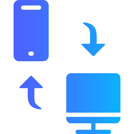 transmisión de datos icono gratis