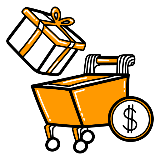 쇼핑 무료 아이콘