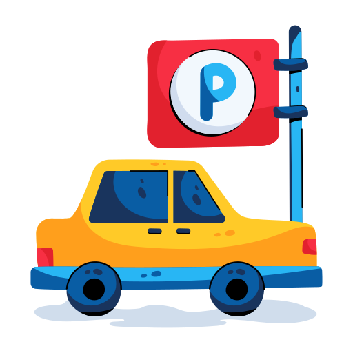 aparcamiento de coches icono gratis