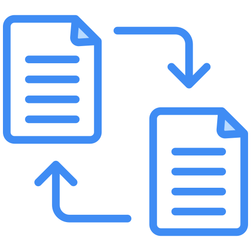 transferencia de datos icono gratis