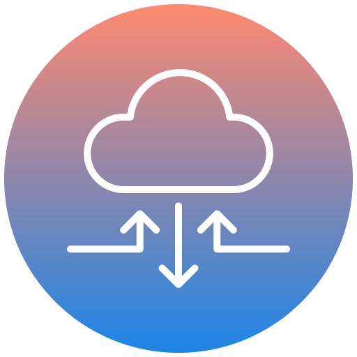 Cloud technology free icon