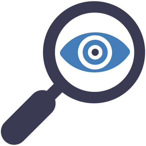 visión icono gratis