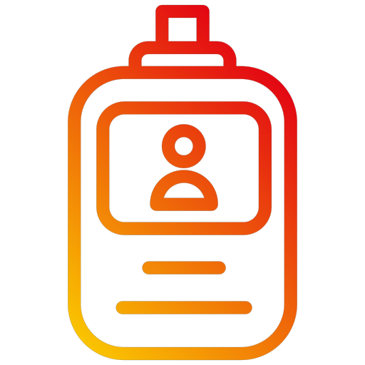 tarjeta de identificación icono gratis