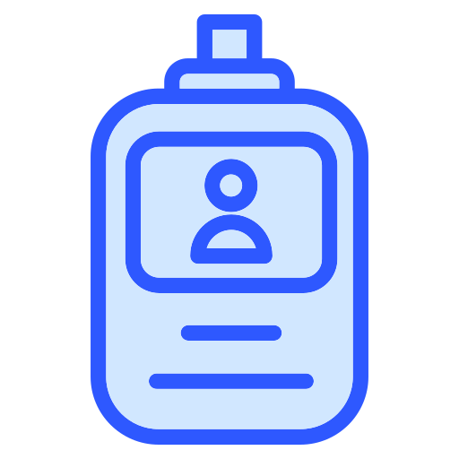 tarjeta de identificación icono gratis