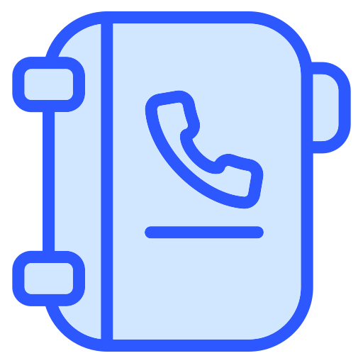 directorio telefónico icono gratis