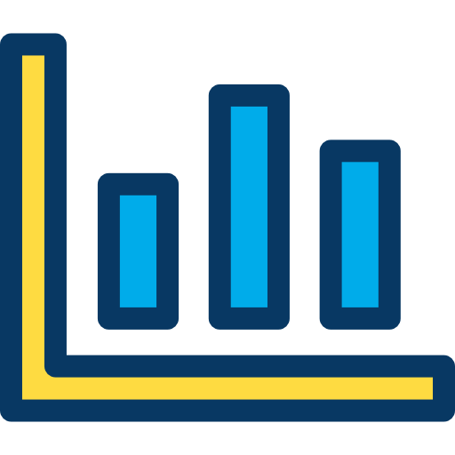 Bar chart Kiranshastry Lineal Color icon