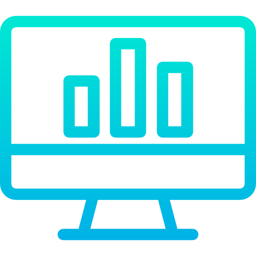 Bar chart free icon