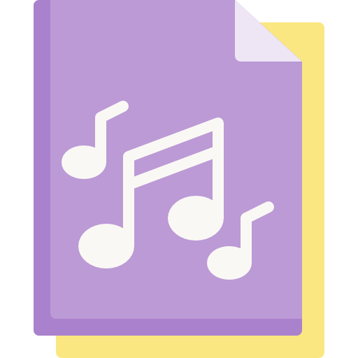 archivo de audio icono gratis