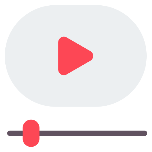 reproductor de video icono gratis