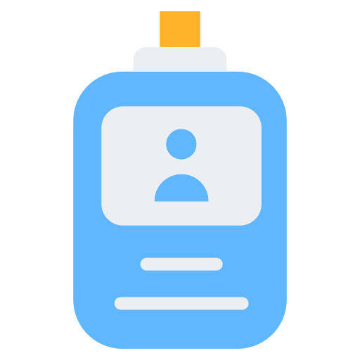 tarjeta de identificación icono gratis