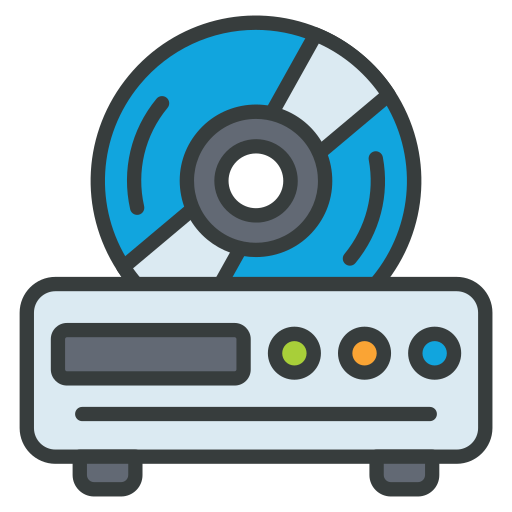 lector de cd icono gratis