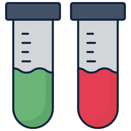 tubo de ensaio grátis ícone