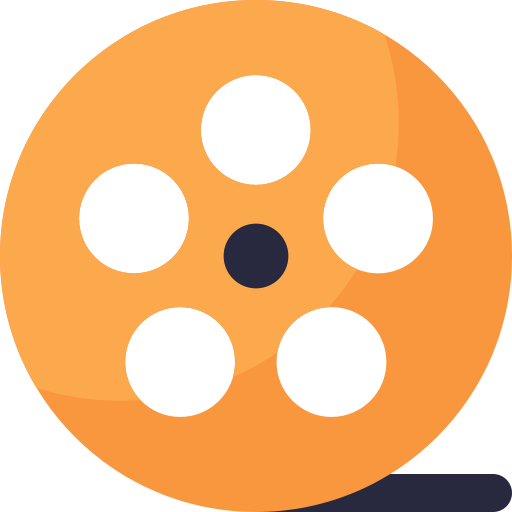 rollo de película icono gratis