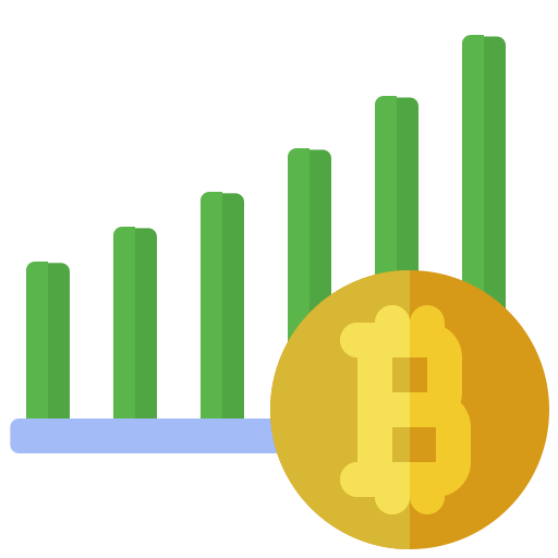 gráfico financiero icono gratis