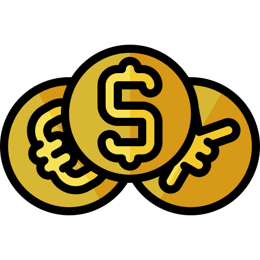 monedas icono gratis