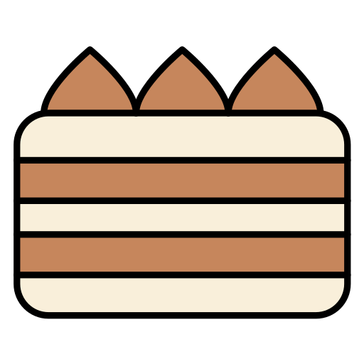 tiramisu grátis ícone