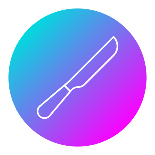 cuchillo para el pan icono gratis