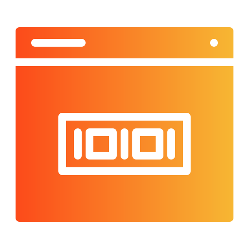 código binario icono gratis