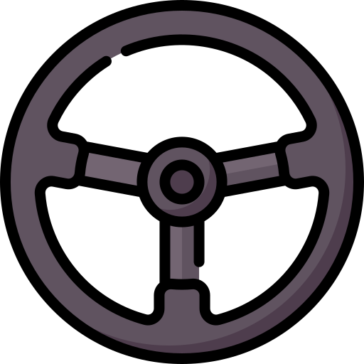 Steering wheel free icon