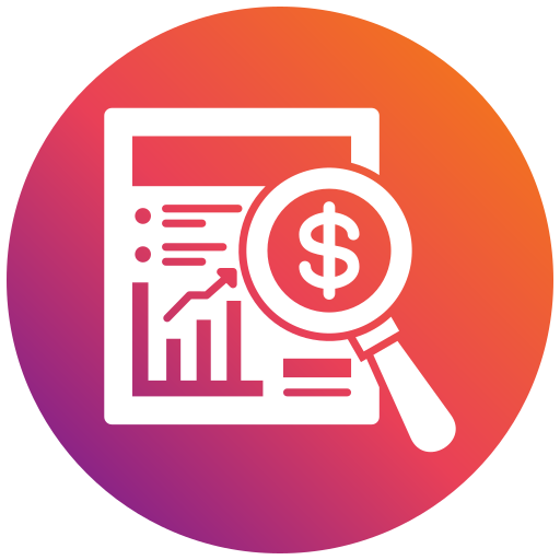 Financial database free icon