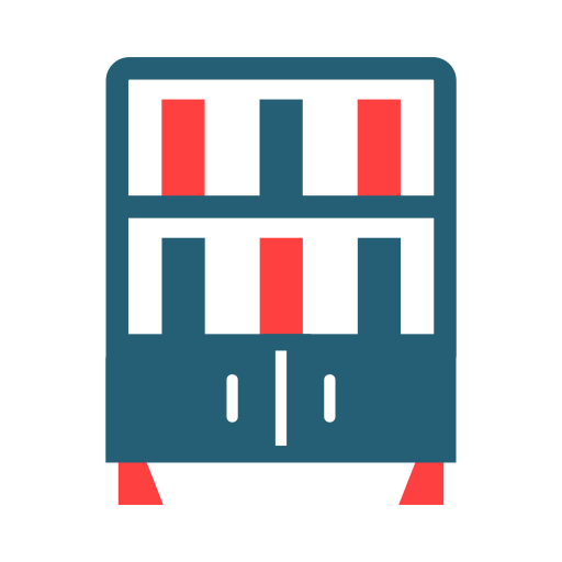Bookshelf free icon