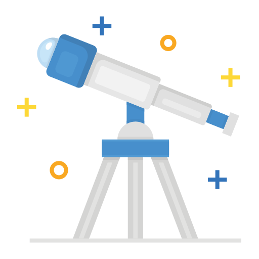Telescope free icon Telescope free icon