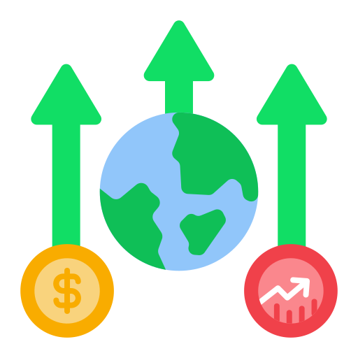 economia global icono gratis