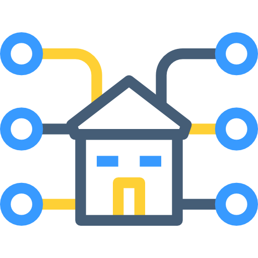 casa inteligente icono gratis