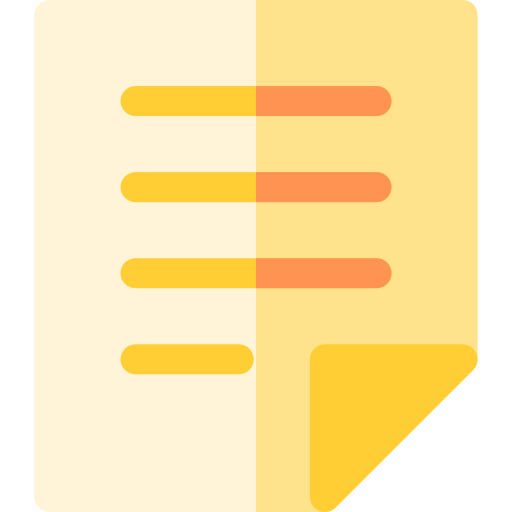 Note Basic Rounded Flat icon