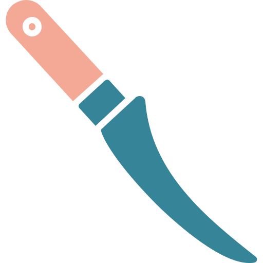 cuchillo para deshuesar icono gratis