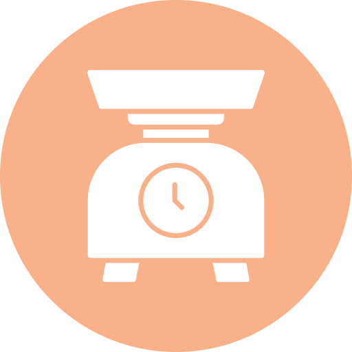 Кухонные весы бесплатно иконка Кухонные весы бесплатно иконка