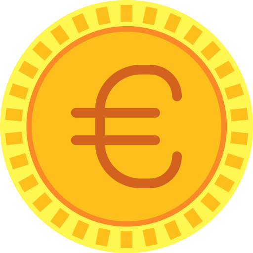 euro icono gratis