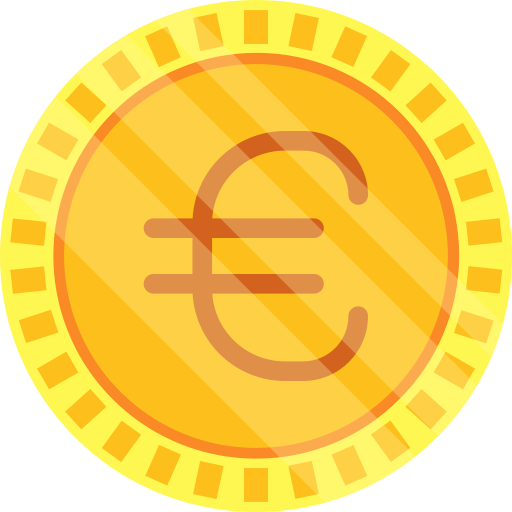 euro icono gratis