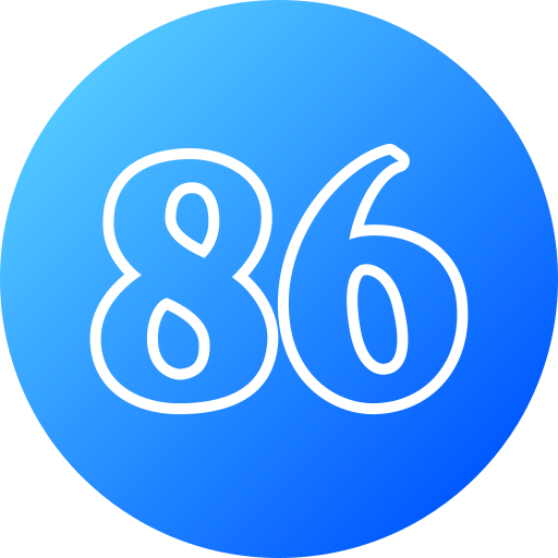 86 icono gratis