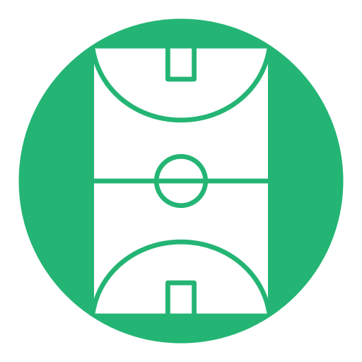 cancha de baloncesto icono gratis