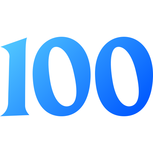 100 Icône gratuit 100 Icône gratuit