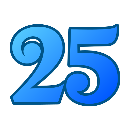 25 icono gratis