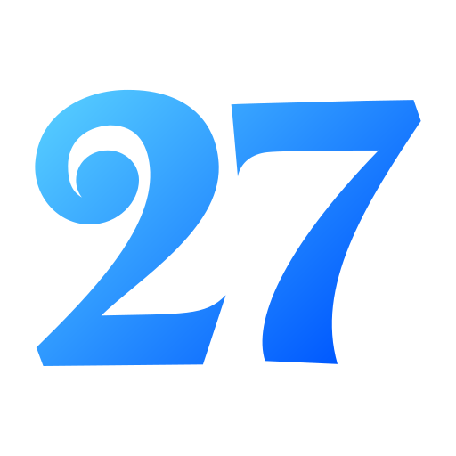 27 Icône gratuit 27 Icône gratuit