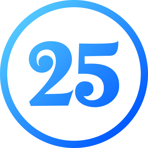 25 grátis ícone 25 grátis ícone