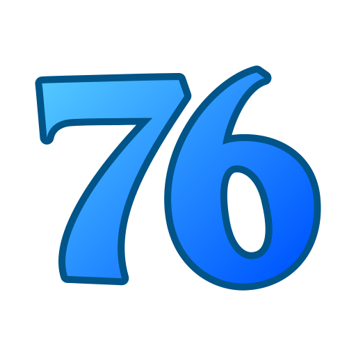 76 Icône gratuit 76 Icône gratuit