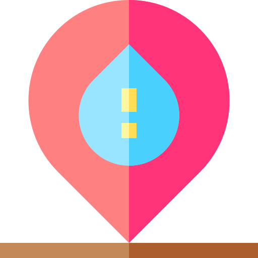 escasez de agua icono gratis