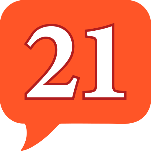 21 Icône gratuit 21 Icône gratuit