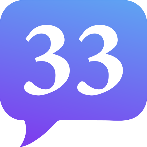 33 Icône gratuit 33 Icône gratuit